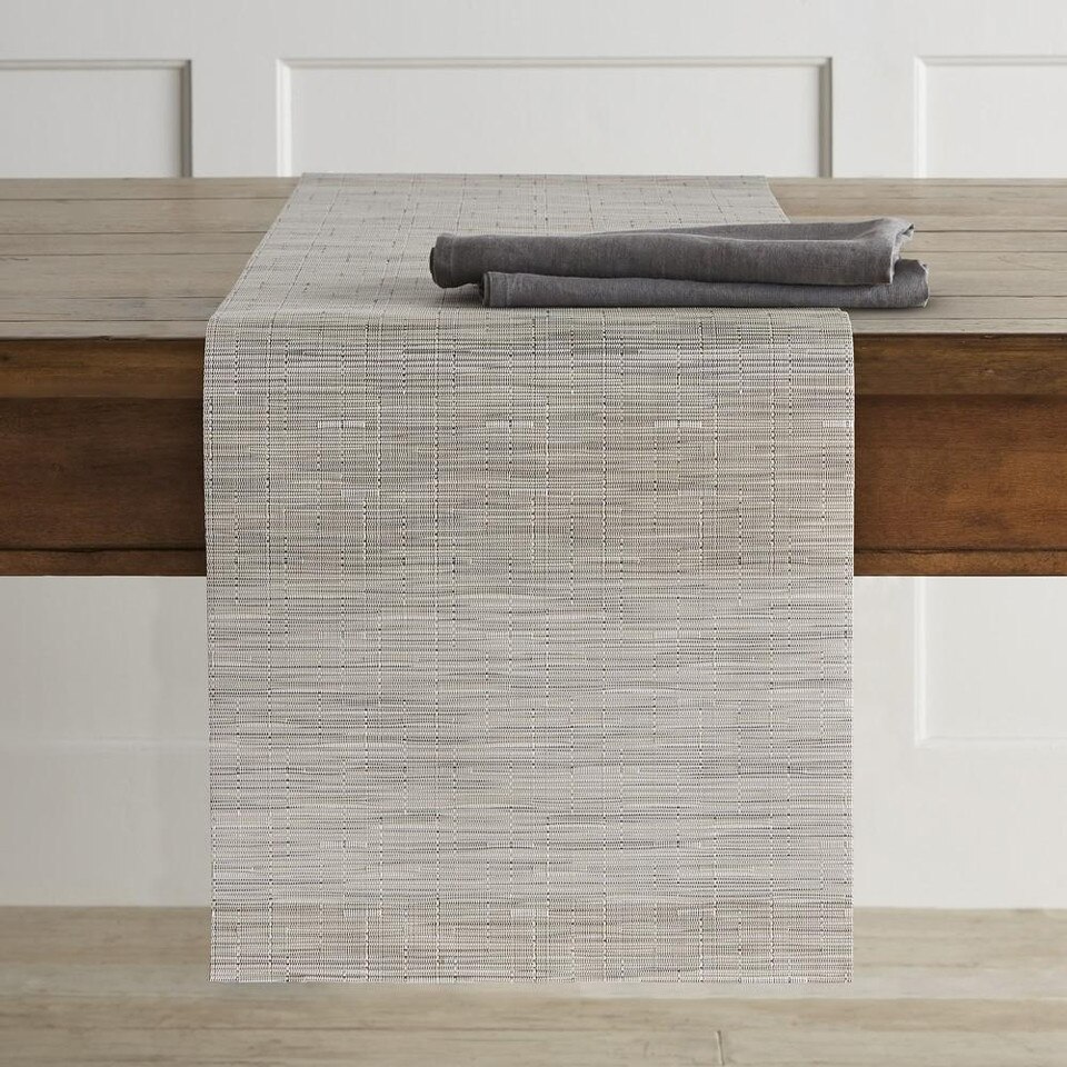 Chilewich Runner, Bamboo Chalk Williams Sonoma Australia